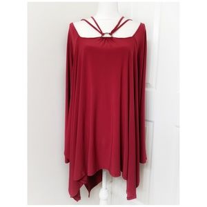 MARC BOUWER burgundy dress